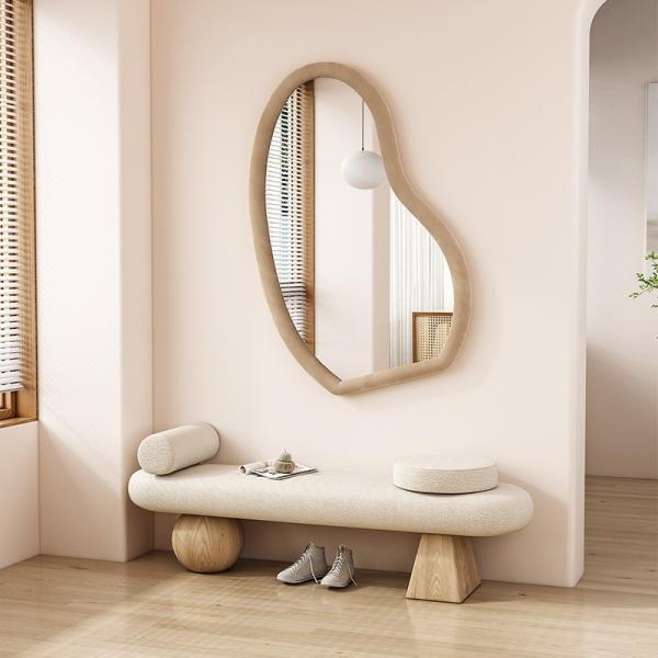 Custom Standing Arched Floor Mirror Full Length 78x108cm