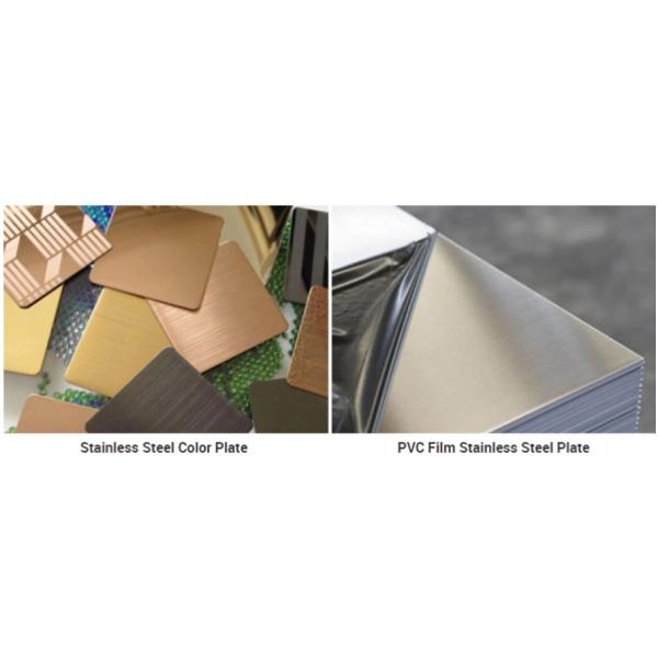 Hoja de acero inoxidable ASTM / GB 430 1000mm 1219mm 1500mm de ancho para la decoración de edificios