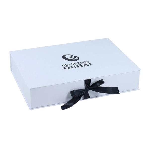 Foldable Flip CMYK 350g Paper Gift Packaging Box 30*25*18CM