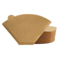 Filtros de papel naturales disponibles del papel de filtro de café del cono de la categoría alimenticia