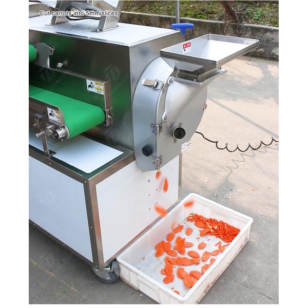 Double head vegetable cutting machine papaya chieh qua pumpkin wax gourd Ginger Potato Carrot radish Taro Sweet potato Yam onion Greens Lettuce Cao Xin Baby Cabbage Chinese Cabbage Cabbage processing
