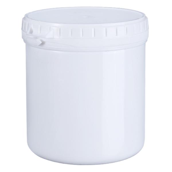 Powder Packing HDPE Jar with Wide Mouth and Sealed Screw Neck in Black/White/Transculent