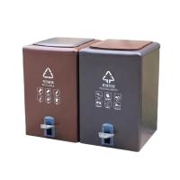 Hot Sale Square Big Waste Bin Stainless Steel Trash Bin With Pedal And Lid