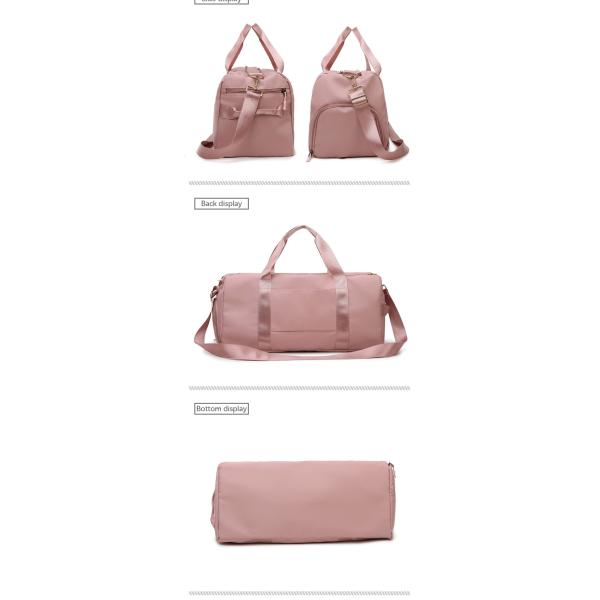 Custom Branded Nylon Gym Bags ,  Anti Theft Waterproof Fabric Sports Luggage Bag