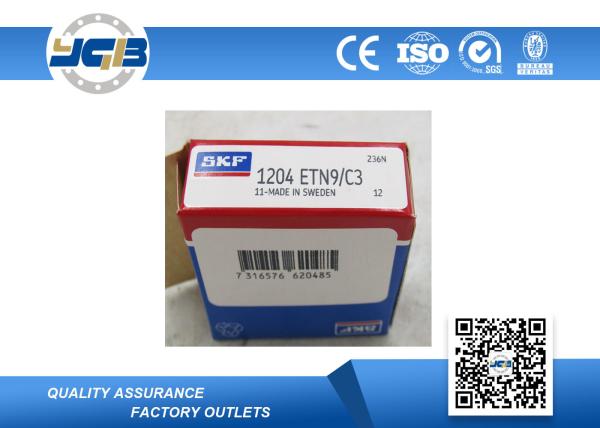 1203 ETN9 Self Aligning Stainless Steel Roller Bearing 17 X 40 X 12 For Low Noise Machine
