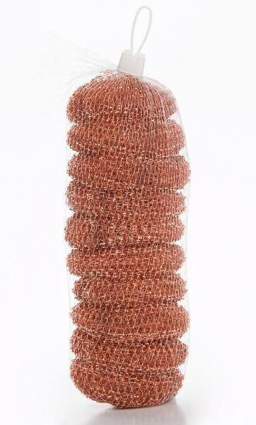 Eco Friendly Copper Scrub Pad , Helical Structure Stainless Steel Cleaning Pads