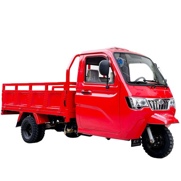 Sistema de travagem de tambor traseiro triciclo triciclo motorizado triciclo com cabine fechada