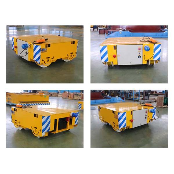Heavy Duty Motorized Transfer Trolley Heat - Resistant For Chemical Industry