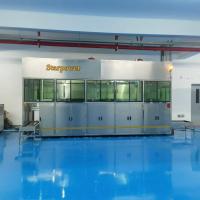 Equipamento industrial de limpeza e secagem com tecnologia ultra-sônica para peças metálicas complexas