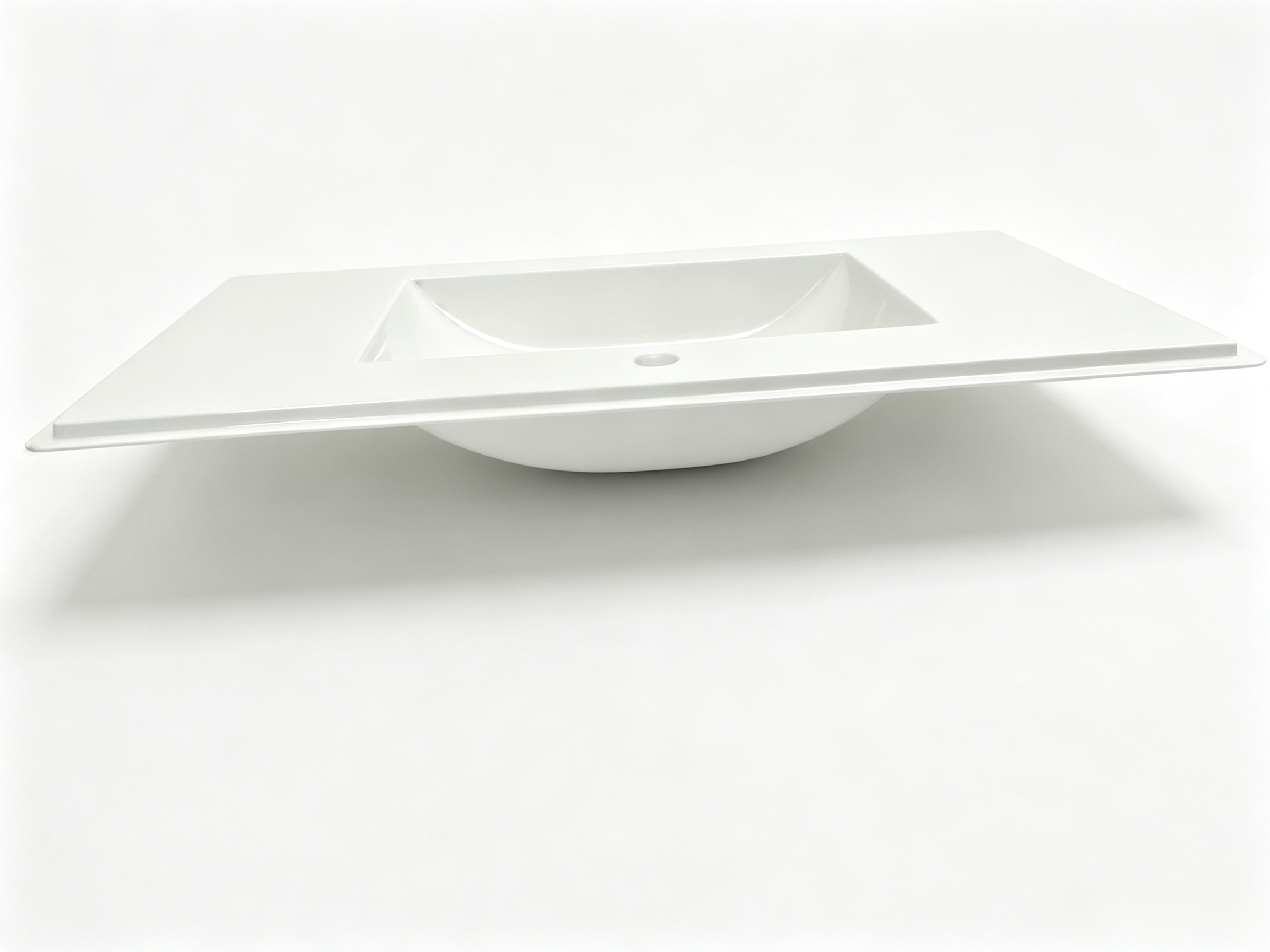 Odor Free SMC Basin One Piece Molding Fiberglass Wash Basin Eco Friendly