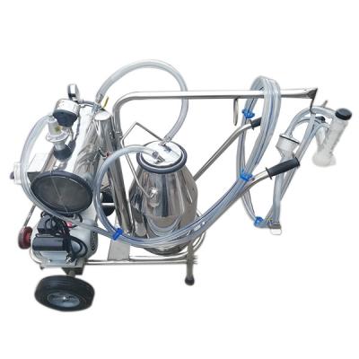 Dois máquina de ordenha portátil das cubetas 25L de baixo nível de ruído para carneiros