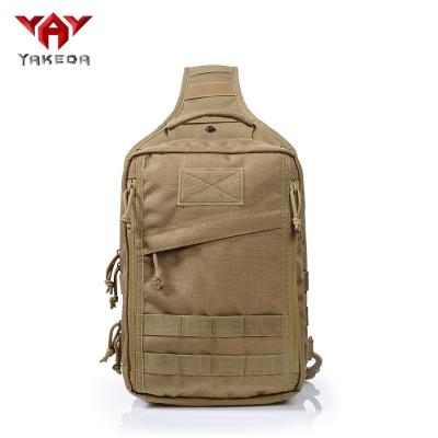Outdoor Small Tactical Sling Pack for Handgun With Multiple Zippered Pockets