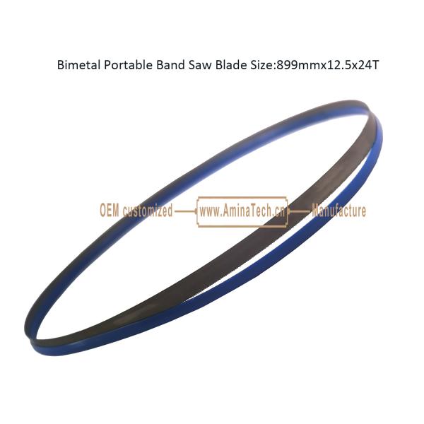 Bimetal Portable Band Saw Blade Size:899mmx12.5x24T