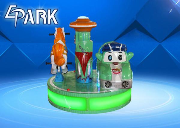 Electric Mini Train Kiddy Ride Machine 2 Players For Amusement Park
