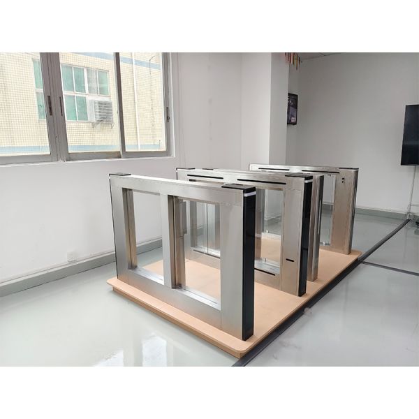 1500*110*980mm Optical Speed Turnstile Access Control With Acrylic / Steel Baffle