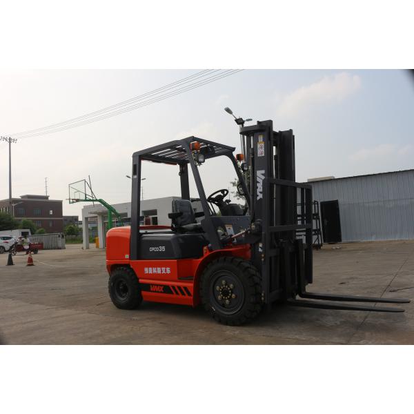 Hydraulic Four Wheel 3.5 Ton Diesel Powered Forklift