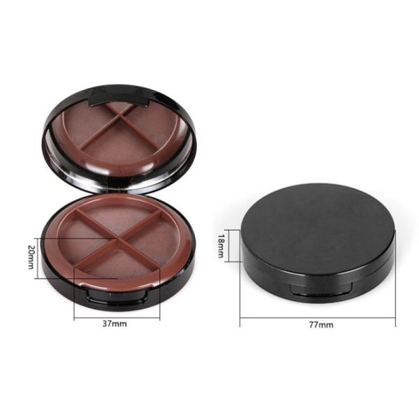 Customized 4 Color Custom Makeup Eye Shadow Box Palette