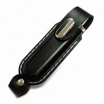 Memoria USB AT-030A del cuero del regalo de la promoción