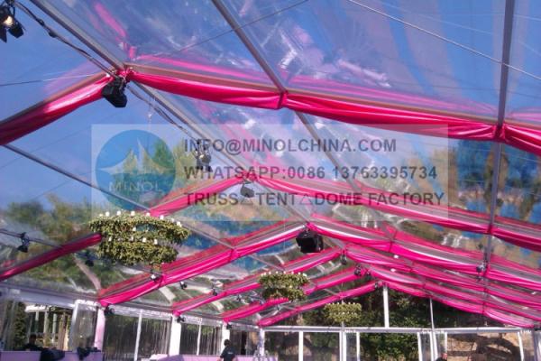 60 Meter Span Outdoor Marquee Wedding Tent Anti Rust 20x60m