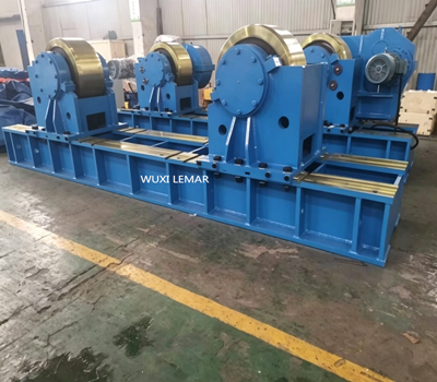 120 Ton Auto Travel Adjustable Welding Rotator For Pressure Vessel & Ship Tank Welding