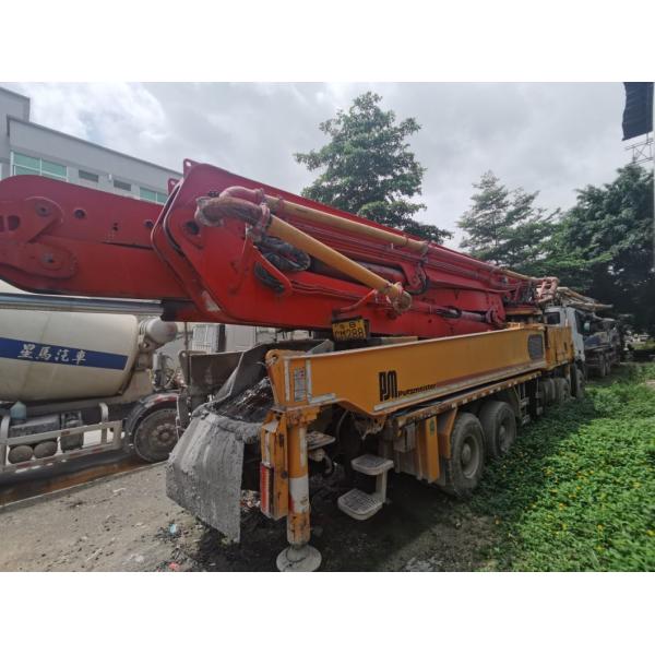 2013 Pompe à béton Putzmeister 53m Couleur orange Amplitude vibrante 2,6 mm Version