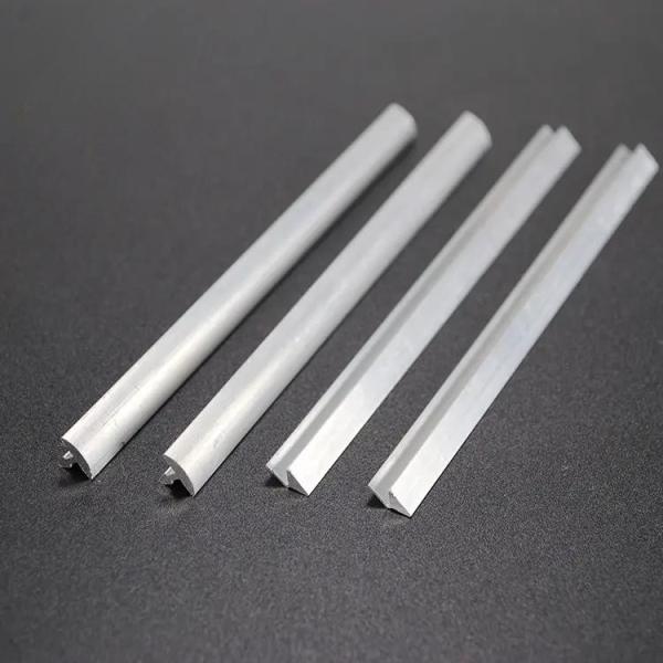 Customized 6063 Anodized Aluminum T Shape Transition Tile Trim For Interior Design