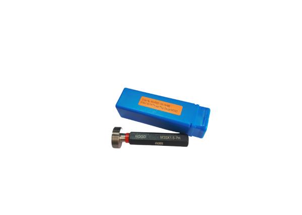 NOGO Type M30X1.5-7H Metric Thread Plug Gauge for Testing Tapped Holes