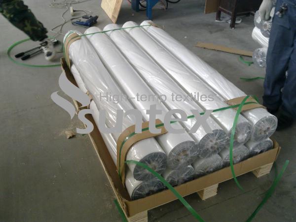 Tela flexível alta da fibra de vidro do silicone usada na isolação térmica para as tampas da isolação térmica