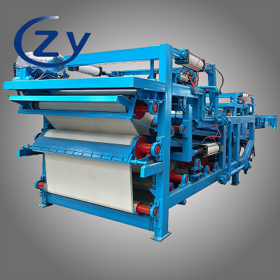 High Pressure Belt Dehydration Filter with Automatic Cleaning System for 4t/h Starch Dewatering