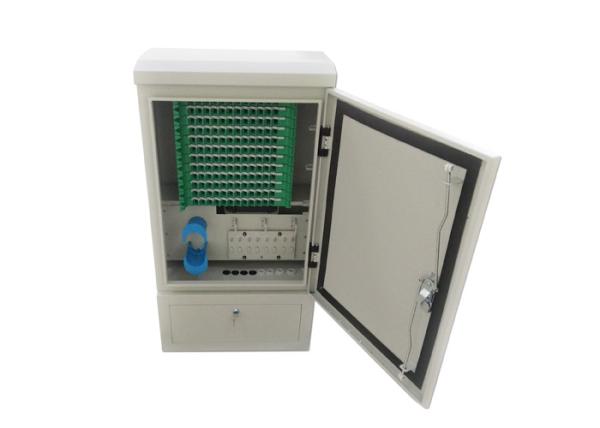 1550nm 576core FTTH Outdoor Telecom Cabinet Cold Roll Steel