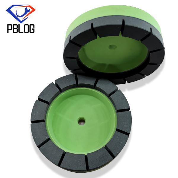 Hand-held glass edge grinding machine green sectional grinding wheel