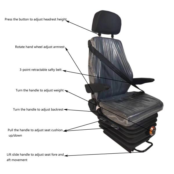 Height Adjustment Mechanical Seats Lifting Equipment Driving Seats