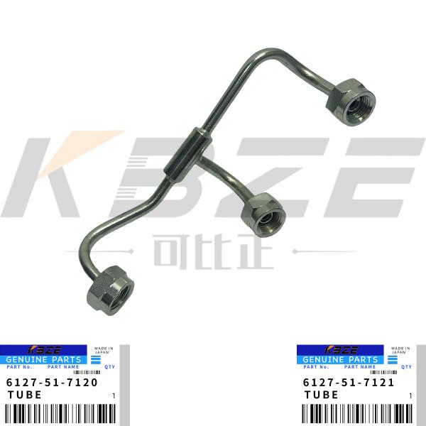 S6D155-4 KOMATSU ENGINE 6127-51-7120 6127-51-7121 CAMSHAFT OIL PIPE