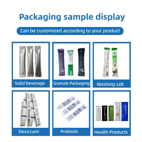 Fully Automatic Multi Lane Packing Machine with PLC Control for High-Speed 30-50bag/min Granule Packaging