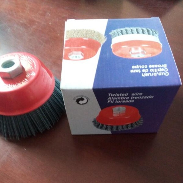 DuPont Nylon Bristle Cup Brush for Edge Blending Deburring