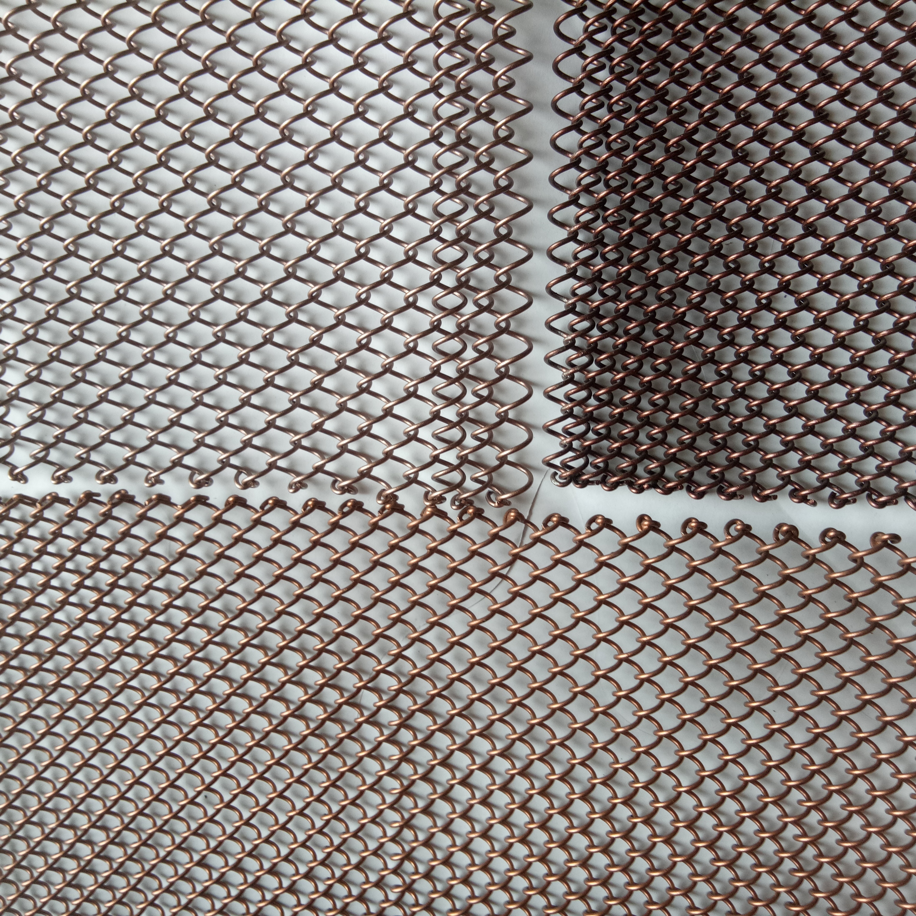 Кольца сетки 3.8mm 8.0mm металла звена цепи Drapery катушки металла архитектурноакустического декоративный
