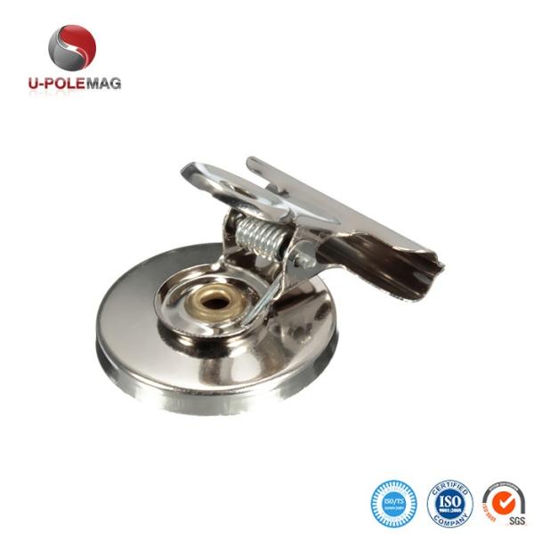 Neodimio Magneto Acero inoxidable Clips de papel magnético fuerte para paredes y pizarras