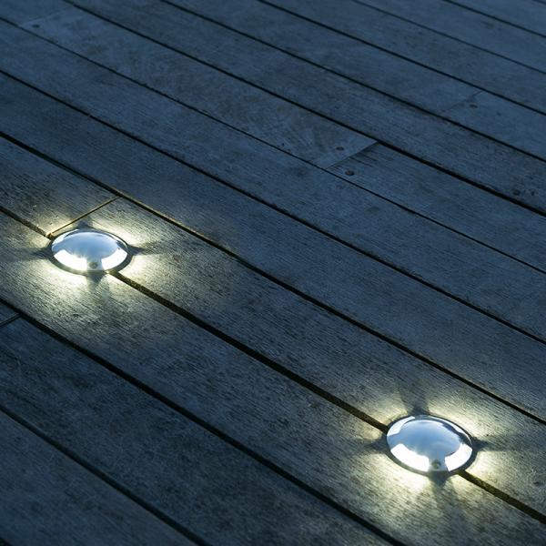 3W IP67 Low Voltage Outdoor Led Deck Lighting Aluminum Lamp Body SUS 304