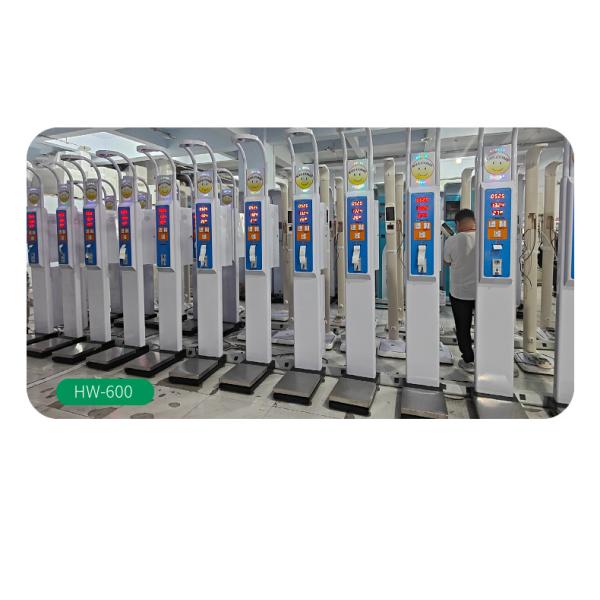 Durable Coin Operated Body Height Weight BMI Machine Weighing Scale with OBM Support