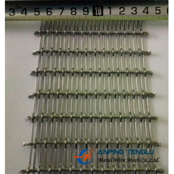 Stainless Steel Cable Rod Mesh for Sun Shade, 2mm*17.5mm Cable, 1.5mm*3.5mm Rod