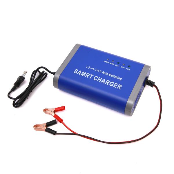 Electric Vehicle Battery Charger Motorcycle Battery Charger 12V 12A 24V 6A Fast Battery Charger For Car