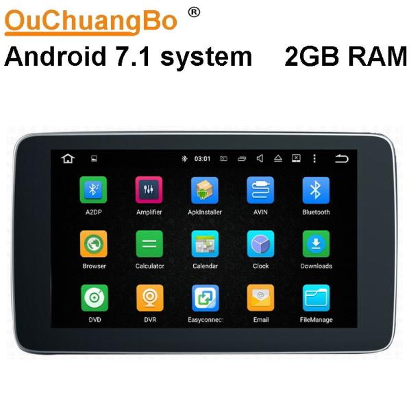 Ouchuangbo 9 inch car audio gps navi android 7.1 for Mercedes Benz CLAGLAGLE(2014.11-201 with bluetooth SWC calendar