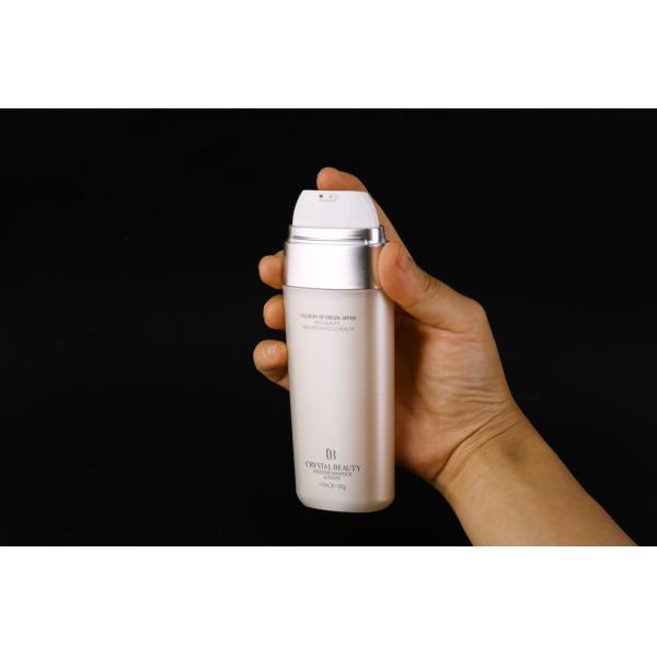 La double pompe en plastique intérieure met le distributeur en bouteille privé d'air pp UKA05 7.5ml*2 et 15ml*2