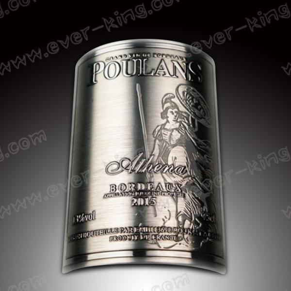 Ярлыки духа сплава цинка шелковой ширмы стандартные