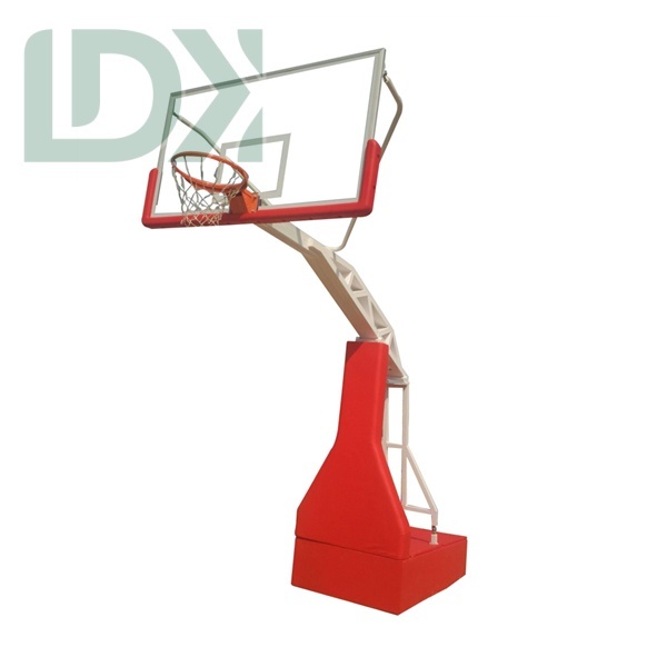 Moveable Traning Basketball Stand Customized Logo Hydraulic Basketball Hoop