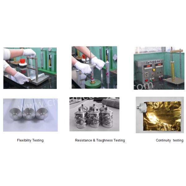 Adhesive Glue Empty Aluminum Collapsible Tube , Aluminum Toothpaste Tube Chemical Packaging