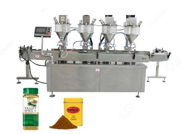 China Manufacturer 20-35bottles/min Powder Filler Machine Coffee Powder Filling Machine