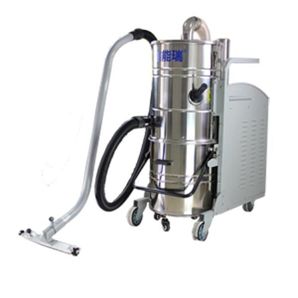 Air - Adjustable Industrial Wet Dry Vacuum Cleaners Stainless Steel Barrel And Metal Frame