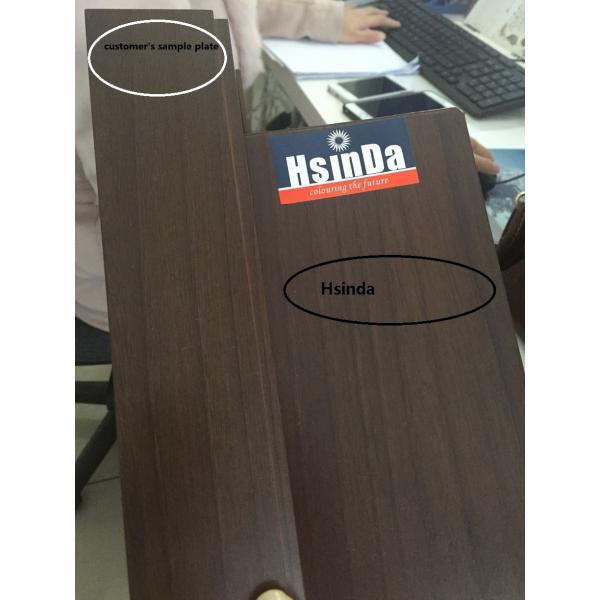 Деревянное зерно вводит краску в моду покрытия порошка полиэстера для алюминиевых профилей