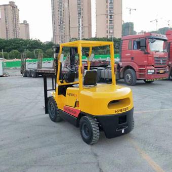 Hyster Used Diesel Forklift 3.5Ton With Moving Shifter Middle Cylinder 3m Lifting Height